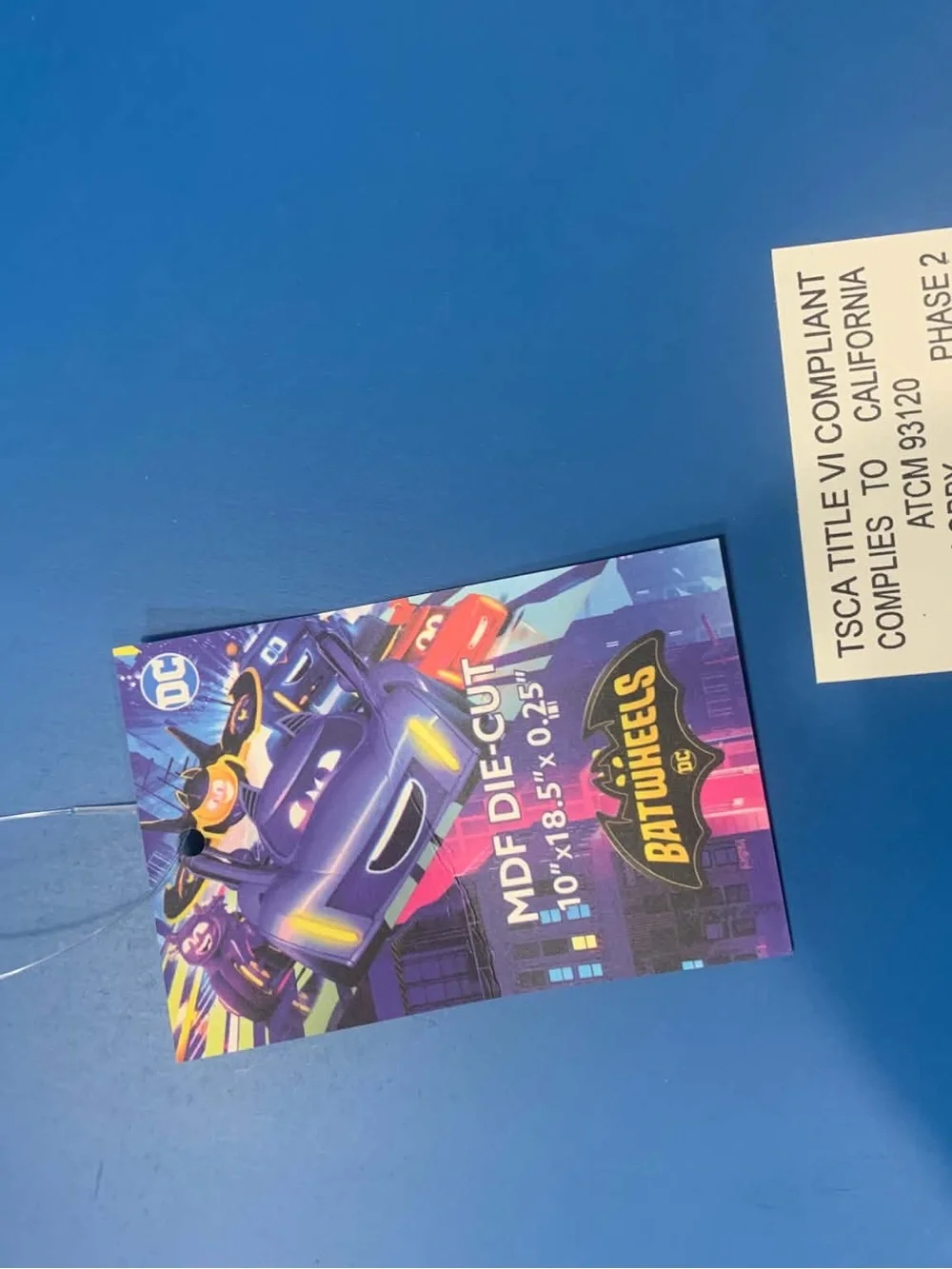 Brand New DC Batwheels Picture Sign